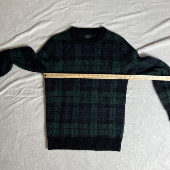 J.Crew Womens Alpaca Merino Wool Sweater Sz XS Tartan Plaid Preppy Academiacore - Picture 7 of 7